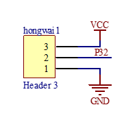 红外传感器模块硬件图