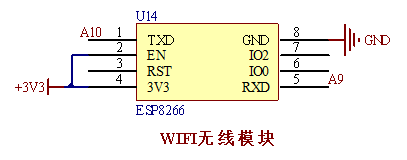 ESP8266WIFI模块硬件图