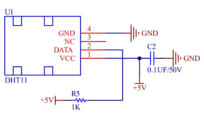 温湿度传感器模块2硬件图